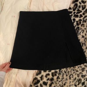 Zara mini skirt with slit ;)